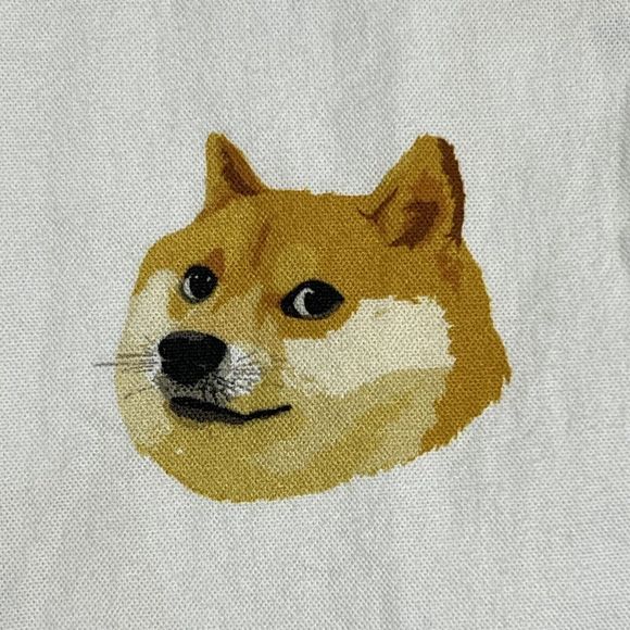 Phirts Shirt Men’s S White Button Up Allover Corgi Dog Print 100% Cotton - Picture 9 of 17